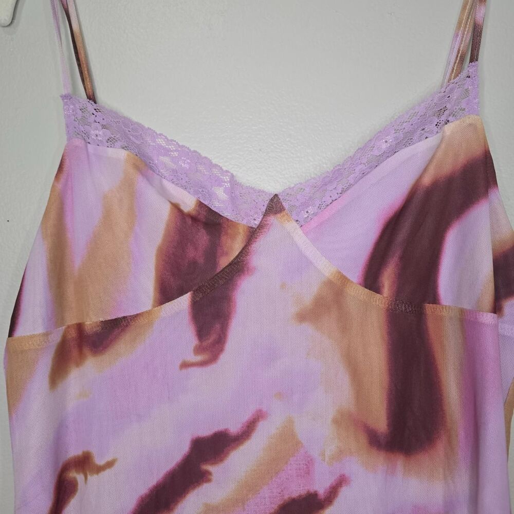 NWT BP. Women's Pink and Brown Slip Dress - Picture 3 of 7